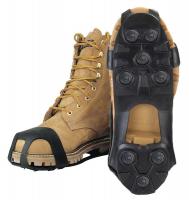 6YVA4 Shoe Studs, Slip Resistant, Black, XL, PR