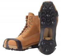 6YVC1 Shoe Studs, Slip Resistant, Black, 2XL, PR