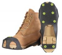 6YVD7 Shoe Studs, Slip Resistant, Black, XL, PR