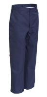 6YVX7 Uniform  Work Pant, Navy, Size 42x34 In