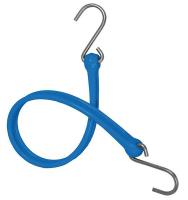 6RUG6 Bungee Strap, S-Hook, 24 In.L, Blue