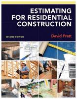 6ZCN5 Estimating Residential Construction 2Ed