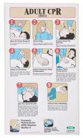 6ZDL9 First Aid Poster, 19-1/2 x 11In