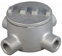 6ZED3 Conduit Outlet Box, HazLoc, X, 1/2 Hub, Irn