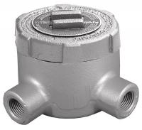6ZEE2 Conduit Outlet Box, HazLoc, L, 3/4 Hub, Irn