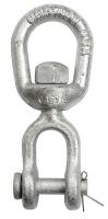6ZFL6 Swivel, Jaw &amp; Eye, Galvanized, 1/4 In