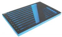 6ZGR3 Foam Insert, EVA, Black/Blue, For 4PL92