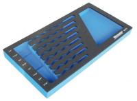 6ZGT1 Foam Insert, EVA, Black/Blue, For 1LCC7