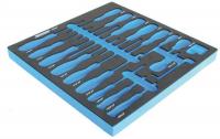 6ZGU1 Foam Insert, EVA, Black/Blue, For 1CLF9