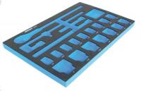 6ZGU5 Foam Insert, EVA, Black/Blue, For 4YP81