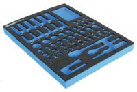 6ZGU6 Foam Insert, EVA, Black/Blue, For 4PM11