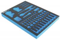 6ZGV0 Foam Insert, EVA, Black/Blue, For 3FE99