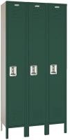 10H230 Assembled Locker, 1 Tier, 36x15x66, Green