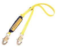 6ZLL8 Lanyard, 1 Leg, Polyurethane, Yellow