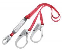 6ZLN2 Lanyard, 2 Leg, Polyester, Red