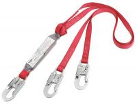 6ZLN3 Lanyard, 2 Leg, Polyester, Red