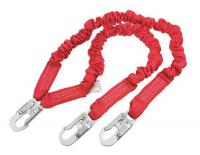 6ZLN5 Lanyard, 2 Leg, Polyester, Red