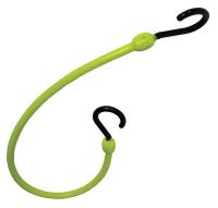 6ZLR1 Bungee Cord, Hook, 18 In.L, Green