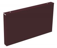 6ZRV1 Locker Front Base, W 18 In, H 6 In, Red