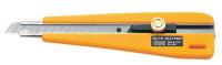 6ZTJ5 Snap-Off Utility Knife, 9mm, with Lock, Ylw