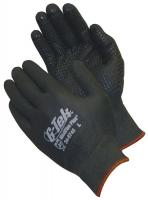 6ZTU3 Coated Gloves, L, Black, Nylon, PK12