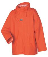 6ZUH4 Rain Jacket with Hood, Orange, 2XL