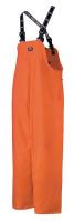 6ZUJ1 Rain Bib Overall, Orange, 2XL