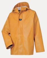 6ZUJ7 Rain Jacket with Hood, Ochre, XL
