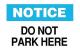 6A588 - Parking Sign, 10 x 14In, BK and BL/WHT Подробнее...