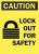 6AD36 - Caution Sign, 5 x 3-1/2In, BK/YEL, ENG Подробнее...