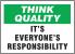 6AFC8 - Quality Control Sign, 7 x 10In, ENG, Text Подробнее...