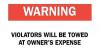 6BT19 - Warning Sign, 10 x 14In, R and BK/WHT, ENG Подробнее...