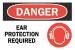 6BT40 - Danger Sign, 10 x 14In, R and BK/WHT, ENG Подробнее...