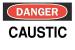 6BZ16 - Danger Sign, 7 x 10In, R and BK/WHT, ENG Подробнее...
