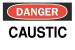 6BZ17 - Danger Sign, 10 x 14In, R and BK/WHT, ENG Подробнее...