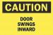 6CC96 - Caution Sign, 10 x 14In, BK/YEL, ENG, Text Подробнее...