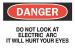 6CD91 - Danger Sign, 7 x 10In, R and BK/WHT, ENG Подробнее...