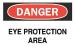 6CD98 - Danger Sign, 10 x 14In, R and BK/WHT, ENG Подробнее...