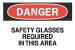 6CF01 - Danger Sign, 10 x 14In, R and BK/WHT, ENG Подробнее...