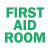 6CF53 - First Aid Sign, 10 x 14In, GRN/WHT, ENG Подробнее...