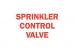 6CF69 - Fire Sprinkler Control Valve Sign, R/WHT Подробнее...