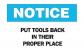 6CG88 - Notice Sign, 10 x 14In, BL and BK/WHT, ENG Подробнее...