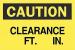 6CH38 - Caution Sign, 7 x 10In, BK/YEL, ENG, Text Подробнее...