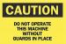 6CH50 - Caution Sign, 7 x 10In, BK/YEL, ENG, Text Подробнее...
