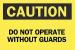 6CH54 - Caution Sign, 10 x 14In, BK/YEL, ENG, Text Подробнее...