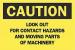 6CH86 - Caution Sign, 7 x 10In, BK/YEL, ENG, Text Подробнее...