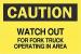 6CJ10 - Caution Sign, 10 x 14In, BK/YEL, ENG, Text Подробнее...