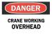 6CJ22 - Danger Sign, 10 x 14In, R and BK/WHT, ENG Подробнее...