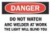 6CJ37 - Danger Sign, 10 x 14In, R and BK/WHT, ENG Подробнее...