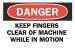 6CJ56 - Danger Sign, 7 x 10In, R and BK/WHT, ENG Подробнее...